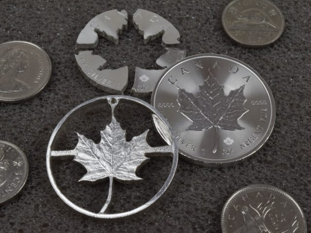 Silber Maple Leaf Anhänger Silber Maple Leaf Anhänger
