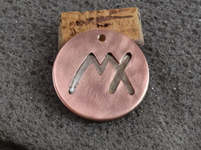 MX Anhänger, Kupfer-Messing
