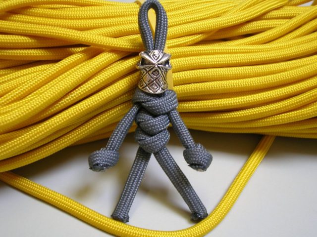 Paracord Buddy Silver