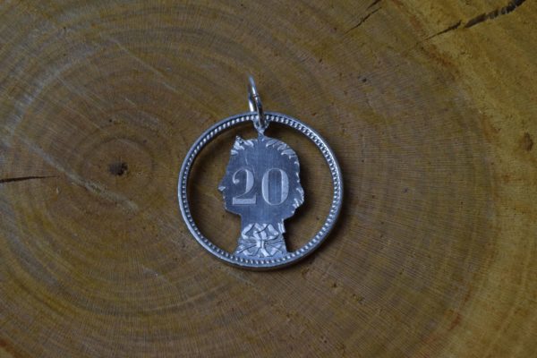 20 Rappen Anhänger Rückseite