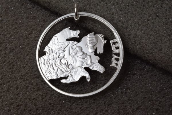 Pferde Silber Rückseite