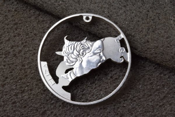 Luchs Silber Rückseite