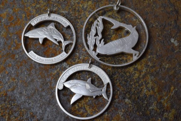 Haie in Silber Haie in Silber