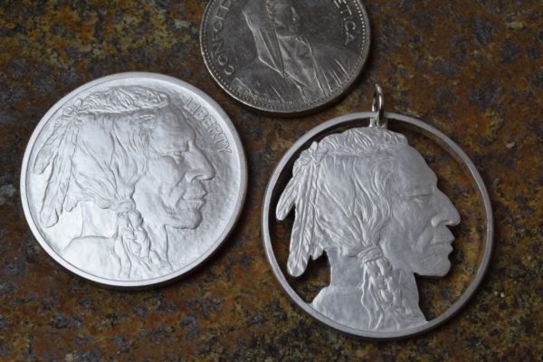Indianer 1 OZ Anhänger Vergleich Indianer 1 OZ Anhänger Vergleich