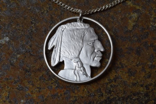 Indianer Anhänger Kette Indianer Anhänger Kette