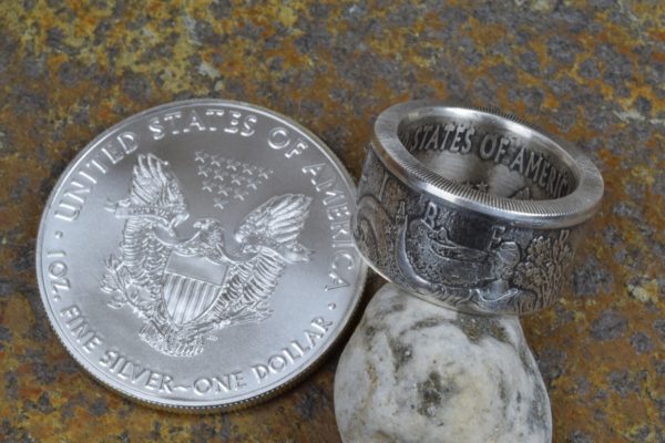 USA Silber Eagle 2018 antik Rückseite