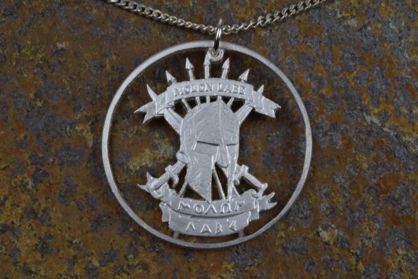 Spartaner Molon Labe Ag999 mit Kette Spartaner Molon Labe Ag999 mit Kette