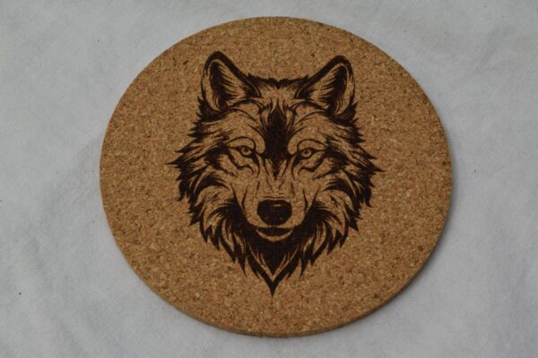 Korkuntersetzer Wolf 10 Korkuntersetzer Wolf 10