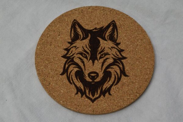 Korkuntersetzer Wolf 9 Korkuntersetzer Wolf 9